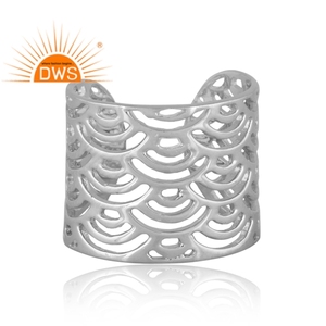 Best Selling 2026 Sterling <b>Silver</b> Handmade Filigree Design <b>Bracelet</b> For Women Jewelry Manufacturer - Product Image 2