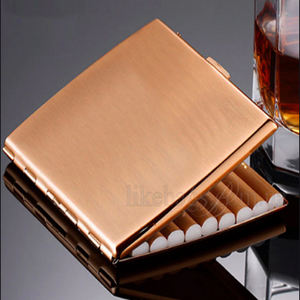 Étui à cigarettes en métal en laiton pur - Product Image 6