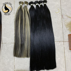 Extensión de cabello humano Remy prepegado, de doble punta, Color Piano, queratina, venta al por mayor - Product Image 2