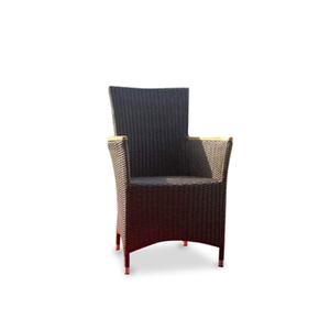 <b>garden</b> furniture / outdoor furniture / indoor furniture dining <b>chair</b> wicker with teak arm - Product Image 1
