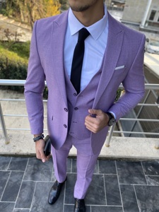 Nueva moda, recién llegado, traje informal a cuadros de alta calidad, trajes de negocios para hombres, 3 piezas, calidad turca profesional - Product Image 2