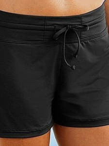 Short taille élastique respirant confortable pour femmes à porter quotidiennement avec cordon de serrage pour l'été nouveau décontracté confortable - Product Image 2