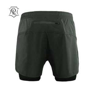 กางเกงเอวยางยืดมีหูรูดสำหรับผู้ชาย,กางเกงวิ่งเล่นกีฬาขาสั้นพร้อมกระเป๋า - Product Image 2