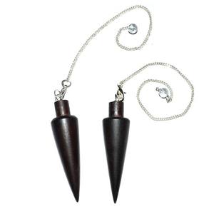 Pendule à forme ronde en bois de Rose, objet interchangeable - Product Image 1