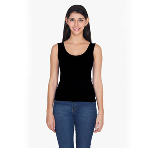 Débardeur en jersey imprimé pour femmes Style d'été décontracté Séchage rapide avec service OEM Couleur noire pour adultes en vente - Product Image 5