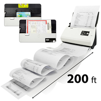 Plustek PS30D Plus Escáner de Documentos Duplex-Alimentador de Documentos Automático y Función PDF de Búsqueda por Abbyy OCR. Para Mac/Windows