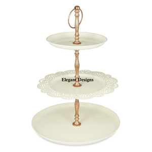 Traditional Designer Handmade Stainless Steel Cake Stand Round Shape Top Selling Decorative Table Top Wholesale Cake Stand - Product Image 6