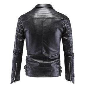 Blousons en cuir d'agneau d'hiver personnalisés pour hommes et femmes - Mode moto vintage confortable - Product Image 2