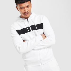 Sudadera con capucha y cremallera completa para hombre OEMSportswear Tech Fleece Windrunner en tejido de lana de alta calidad - Product Image 1