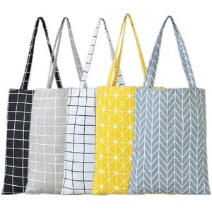 กระเป๋าถือผ้าแคนวาส100% ผ้าฝ้ายออร์แกนิครีไซเคิลได้ - Product Image 1