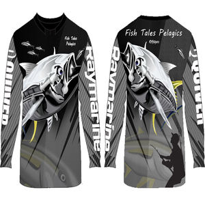 Camisetas de pesca con sublimación para hombre, ropa de pesca de protección, de secado rápido - Product Image 3