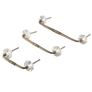 Số lượng lớn tủ xử lý thủy tinh thủ công rõ ràng pha lê thiết kế cổ bán buôn tủ quần áo rất nhiều cổ điển ngăn kéo cửa tủ kéo - Product Image 1