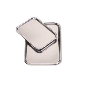 Bandeja de acero inoxidable de calidad superior, utensilios de cocina modernos, bandeja de servicio de acero a precio asequible - Product Image 1