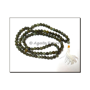 Cuentas facetadas de labradorita, Jap Mala - Product Image 1