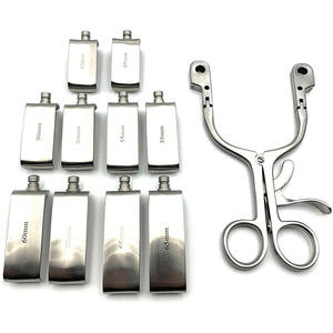 Farhan-Retractor de autoretención con cuchillas laterales romas, 11 piezas (acero inoxidable) - Product Image 1