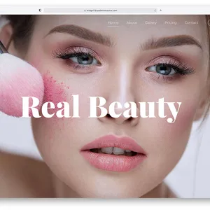 Desenvolvimento da web da maquiagem de beleza e site de composição | desenvolvimento e design da web shopify