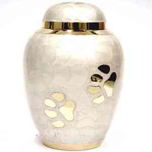 Kayna Export American Style Brown Brass <b>Pet</b> <b>Urn</b> Customizable Design 200 Cubic Inch Capacity Cremated Ashes-Tabletop Decoration - Product Image 2
