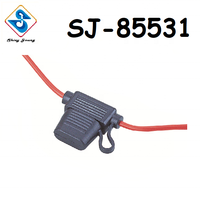 Otomotif 2 Pin Konektor Wanita Perakitan ATC Plug Isolasi Tahan Air Fuse Holder Wiring Harness