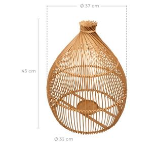 Vietrustic precio al por mayor interior linterna bambú ratán linterna trenzada linternas colgantes - Product Image 5