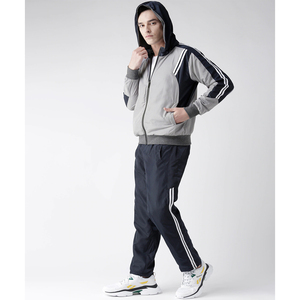 2025 Winter Men's Casual Digital Print Windproof Breathable Spandex/Polyester Plus Size Two-Piece Fashion Tracksuit Sweatsuit - Product Image 3