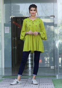 ชุดเดรสผ้าอินเดียสำหรับผู้หญิงผ้าคอตตอนดีไซน์แบบเรียบง่ายและแฟนซีสีไซน์แฟชั่นล่าสุด - Product Image 5