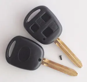 High quality remote car key shell case 3 button for TOYOTA car key