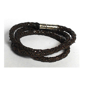Pulsera de cuero ajustable de alta calidad con cerradura Brazaletes y pulseras de moda - Product Image 2