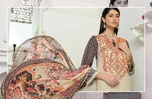 Vestido de verano de algodón suizo de alta calidad Salwar Kameez paquistaní elegante para mujer, traje de césped sin costuras de estilo islámico estampado para mujer - Product Image 3