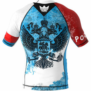 Custom Logo Manufacturer Sublimation Swimwear Printed Bjj Rashguard <b>Rash</b> <b>Guard</b> Long Sleeve MMA Shirts for <b>Men</b> - Product Image 4