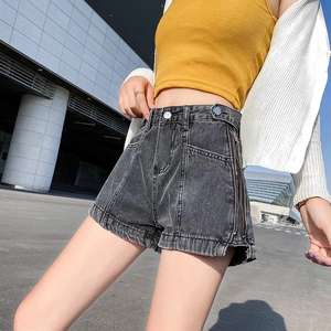 Bangladesh กางเกงยีนส์ขาสั้นผ้าเดนิมสำหรับผู้หญิงระบายอากาศได้ดีเป็นมิตรกับสิ่งแวดล้อม - Product Image 3