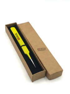 แหนบต่อขนตาสแตนเลสอย่างดี ระดับมืออาชีพ เคลือบผงสีเหลือง จับถนัดมือ ป้องกันไฟฟ้าสถิต ป้องกันแม่เหล็ก - Product Image 4