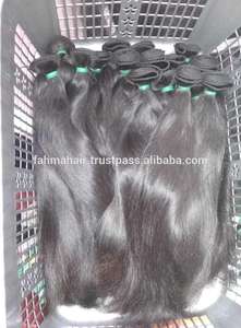 Venta caliente suave máquina filipina doble trama Remy cabello Natural negro 100% virgen Remy cabello humano - Product Image 3
