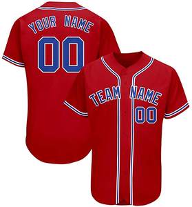 Fait sur mesure votre propre conception sublimation impression numérique cousu baseball uniforme maillot de l'équipe - Product Image 3