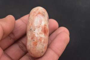 Piedra solar de cristal Natural de la India, Palmstone hecho a mano - Product Image 6