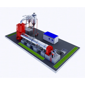 Mini usine rotative d'amincissement des déchets au gaz, système de nettoyage, dégraissage de déchets - Product Image 3