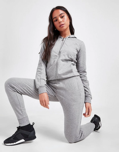 Women's Winter 2-Piece 100% Cotton Knit Hooded Solid Zipper Elastic Waist Casual Tracksuit <b>Sweatpants</b> <b>Set</b> - Product Image 6