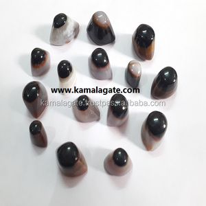 Vente en gros de pierres précieuses naturelles, yeux de Shiva, agate polie, artisanat spirituel du Gujarat, KAMALAGATE.COM, pierre semi-précieuse - Product Image 2
