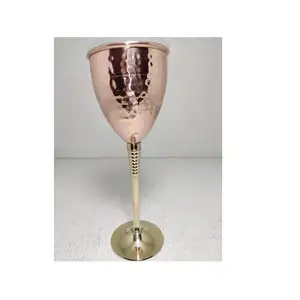 Copper 300ml Stainless Steel Red Wine Cocktail Coupette Goblet Cup Glass