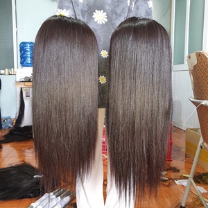 Straight Vietnamese Human Hair Closure <b>Frontal</b> <b>Wig</b> - Product Image 2