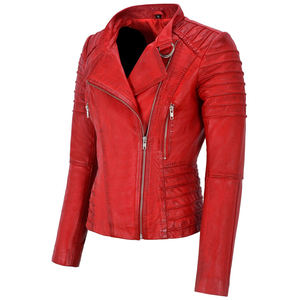 Chaqueta de cuero Pu para mujer, chaqueta de cuero de alta calidad - Product Image 2