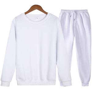 M & F survêtement personnalisé 100% coton surdimensionné col rond plaine pull survêtement pour femmes et hommes respirant pour la saison de printemps - Product Image 2