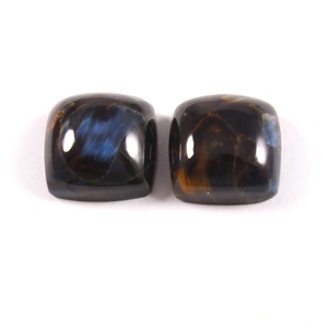 Belle forme de coussin lâche Pietersite Cabochons pierre précieuse naturelle en ambre saphir certifié IGI - Product Image 2