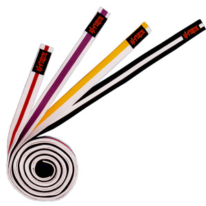 เข็มขัดศิลปะการต่อสู้คาราเต้เทควันโด้สายรัดสีดำต้นแบบยูโด - Product Image 3
