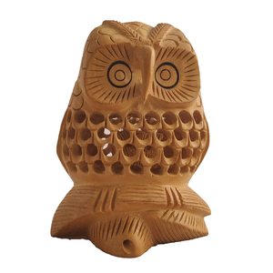 Wooden Owl Eyeglass Holder, Hand Carved Sunglasses <b>Stand</b>, Wood Jali Carving Spectacle Display <b>Stand</b>, Wholesale Custom OEM Wooden - Product Image 2