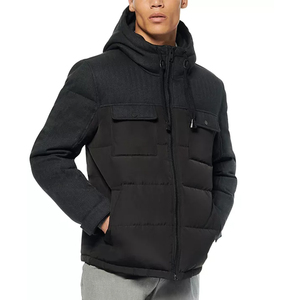 แจ็กเก็ตขนเป็ดไซส์ใหญ่พิเศษสำหรับผู้ชายกันหนาวบอมเบอร์กันน้ำระบายอากาศได้ดีดีไซน์ใหม่สำหรับฤดูใบไม้ร่วง - Product Image 3