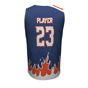 Uniformes de baloncesto sublimados con diseño OEM en degradado, uniformes de baloncesto personalizados para empresas. - Product Image 3