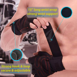 Logo personnalisable Gants d'entraînement de 18 + pouces Gants d'haltérophilie sur mesure avec support de 18 + pouces - Product Image 3