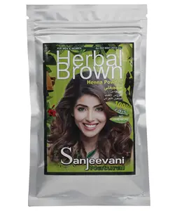 Ayurvedic henna color hair dye pure herbal brown powder hair dye leading supplier India