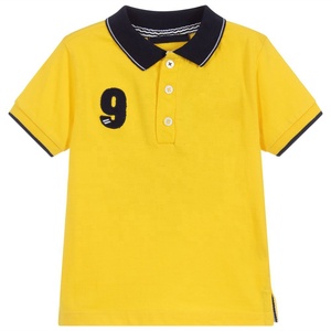 100% Cotton Pique Vải Cho Dễ Thương Polo Áo Sơ Mi Chàng Trai Trẻ Em Gấu Thêu T-shirts Thiết Kế Bé Polo T Shirt New 2020