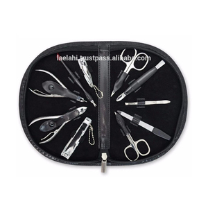 Meilleur kit de pédicure professionnel de luxe en acier inoxydable avec ciseaux à ongles et boîte de voyage en cuir 2026 - Product Image 3